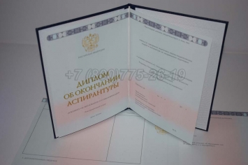 Диплом Аспирантуры 2014г в Новосибирске